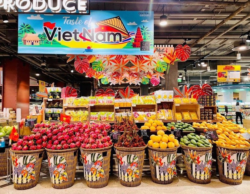 Nông sản, thực phẩm Việt Nam được ưa chuộng tại Thái Lan. Ảnh: TTXVN