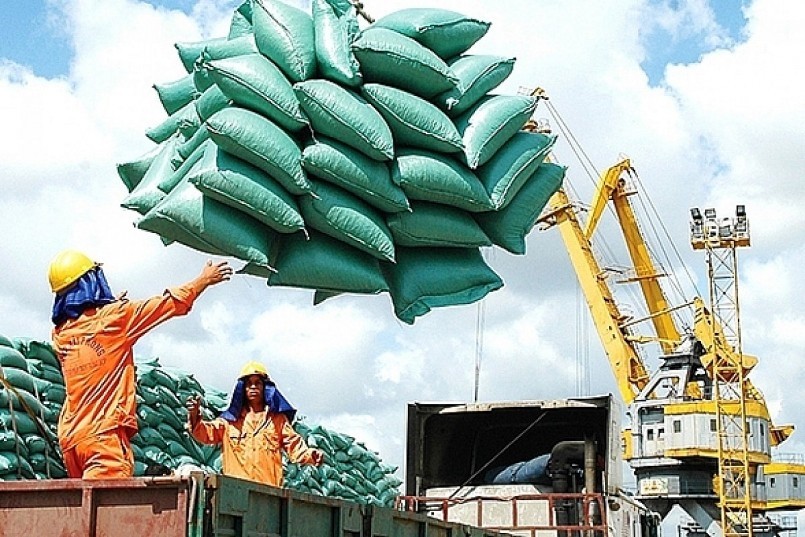 Giá gạo xuất khẩu bình quân 2 tháng đầu năm tăng 9,8% so với cùng kỳ.