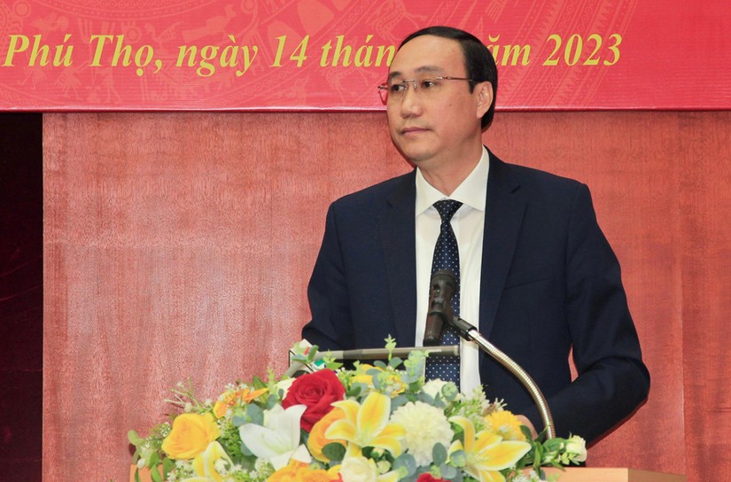 Tân Phó Bí thư tỉnh ủy Phú Thọ Phùng Khánh Tài.