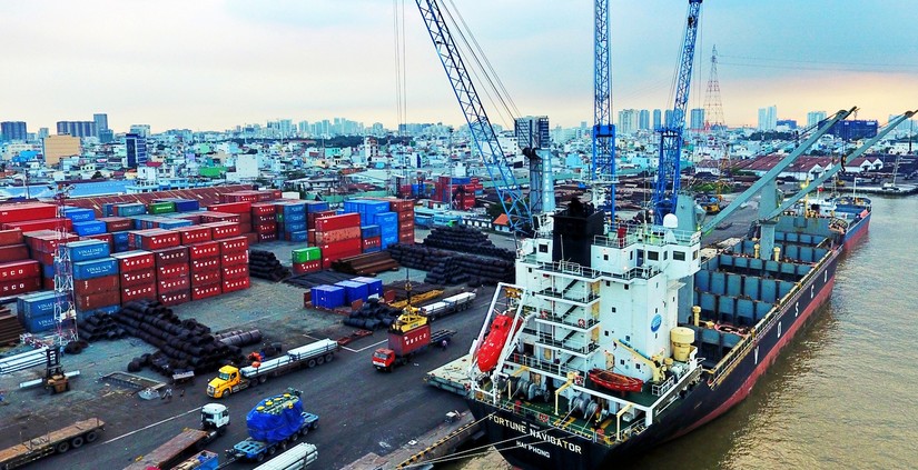 Doanh nghiệp Nga mốn đưa Cảng Sài Gòn thành nơi trung chuyển hàng hóa vào khu vực. Ảnh: CTCP Cảng Sài Gòn.