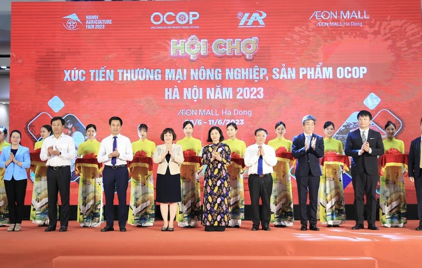 Khai mạc Hội chợ Xúc tiến thương mại nông nghiệp, sản phẩm OCOP TP Hà Nội năm 2023. 